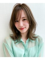 リュドール 名駅(Rue D'or)&nbsp;シースルーバングのくびれミディヘア