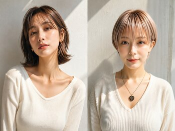 エイム ヘア リンク 長津田店(eim hair rink)の写真/【カット+炭酸泉￥4400】メンズカットも◎スッキリした襟足と丸みのあるフォルムが魅力!［長津田/髪質改善］