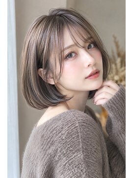 マハロハ(mahaloha) 王道ワンカール内巻きボブ