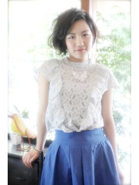 リリー(Lily) 【Lily】ダークカラー×バングかき上げボブ☆ >野田