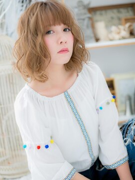 カバーヘア 上尾西口店(COVER HAIR) 大人かわいい♪くせ毛風の小顔ボブa