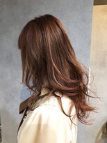 ヘアサロンM 新宿&nbsp;ピンクベージュ×レイヤーミディ