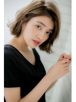 ローマ ギンザ(ROMA Ginza)&nbsp;『ROMA』ギブソンタック切りっぱなし風カジュアルとろみボブ