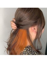 アクタノイドエット(acta noid etto)&nbsp;ライトベージュ＆オレンジインナーカラー