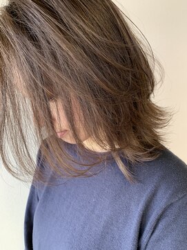 ボタニウム バイ アールサロン(BOTANIUM by RrSALON) 【BOTANIUM滝島】艶髪プラチナR.HAS×透け感シアーグレージュ