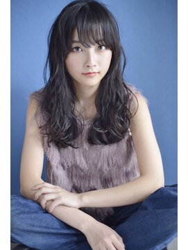 ラべリー 池袋(LOVELEY) ローダメージくすみ感あるダスティサファイアアッシュ【池袋】