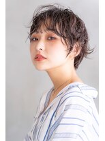 メーヴェ(Mowen) mowen 南堀江×パーマショート×ウエット