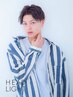 【メンズ限定】デザインカット＋ナチュラルパーマ ￥10500