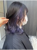 インナーカラー×パープル
