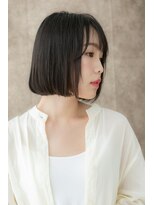 カバーヘア ブリス 川口(COVER HAIR bliss)&nbsp;大人かっこいいストレートアッシュブラックTa川口20代30代40代