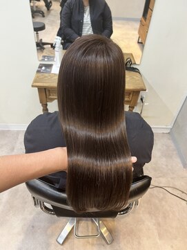 ランドバイハバナ 浅草(LAND by HAVANA) ココアベージュと艶ロングヘア  stylist  松風 コウ