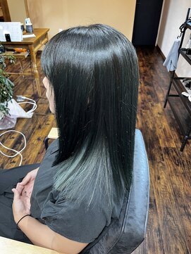 ジーワンヘアー(G1 HAIR) インナーカラー【シルバー】