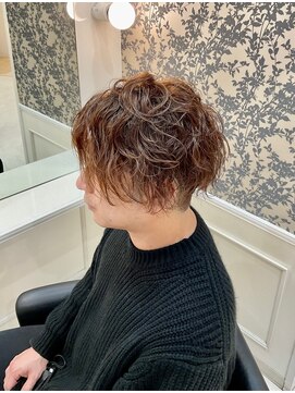 シザーズトリックス ノーブル(scissorstrix Noble) 波巻きパーマ×アシメショート