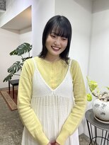 アル 心斎橋(alu)&nbsp;ニュアンスカラー/黒髪カタログ/小顔に見せるヘア