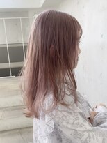 アクアオモテサンドウ(ACQUA omotesando)&nbsp;◎ブリーチ1回ホワイトピンクベージュピンクグレージュカラー