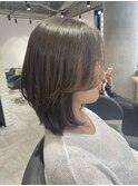 【カット＋ポイントパーマ】セミディレイヤー/新出奈津樹