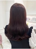ブリーチなし！艶もあるショコラピンク＊まゆ