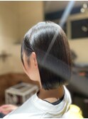 ミニボブ☆学生カット/髪質改善