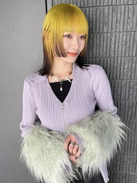 スニュウ(snuw) 【snuw mina】イエロー×ブラウン/ルーツカラー