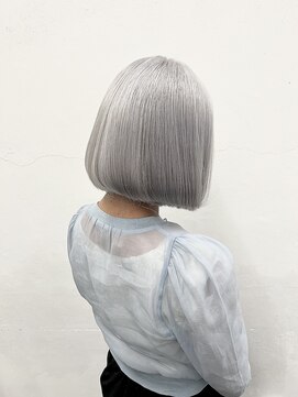 ニコ トウキョウ 渋谷(nico TOKYO) ホワイトシルバー/髪質改善/ダブルカラー/ケアブリーチ/ボブ