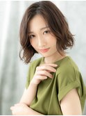 かきあげ前髪ヘルシースタイル大人ボブn小山20代30代40代