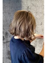 ウィールール 栄町店(WE RULE) ダメージレスパーマ　×　ミディアムボブ