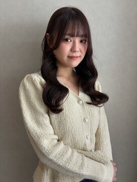 ミリ 奈良店(mm) 顔周りカット/前髪/暗髪/レイヤー/ブラウン/学生/学割/近鉄奈良