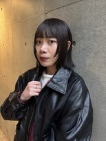 カシ 中目黒(CASI)&nbsp;顔周りカット/ボブ/ロブ/ミディアム/ダークカラー