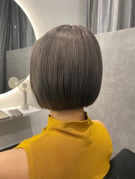 アテーサ 赤羽店(ATTESA) ダークグレー/ミニボブ/髪質改善[赤羽駅/赤羽]