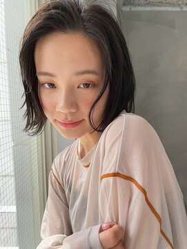 ロア ヘアーコーディネート 四条烏丸店(LoRE hair coordinate) セミロングハンサムショートアンブレラカラーミニウルフーマ