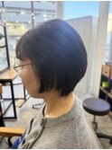20代30代40代ナチュラルチェリーブラウンショート