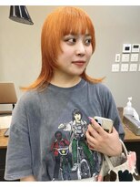 ヨーク(yoke) オレンジカラー/暖色カラー/姫カット/ステップカット