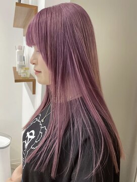 ソー 銀座(SAUT) ピンクバイオレット/ケアブリーチ/ハイトーンカラー