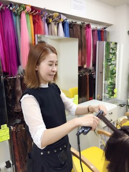 エクステ専門店ミキ 横浜店(MIKI)の写真/《イベント発表会・コンサートにも◎》コーンロウ(片サイド)￥3200ワンポイントエクステも大人気★横浜駅