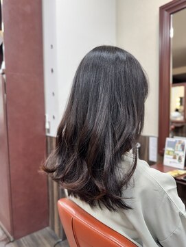 セレスト 福岡天神店(CELESTE) 【甲斐】イノアカラーでしっとり、なめらか、艶めく髪色。