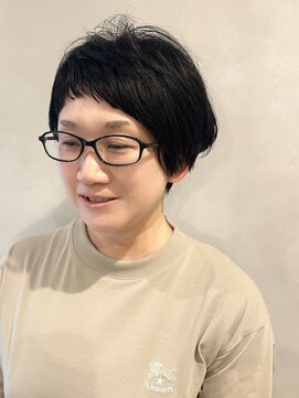 ラトリエコンタン(L´atelier Content) 【content Yumi】大人のラウンドアシメbangs