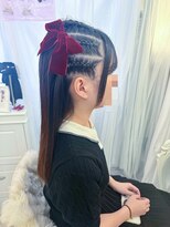 リムネ(RIMUNE)&nbsp;編み込み／コーンロウ／サイド三つ編み