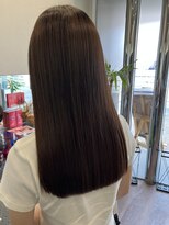 イング(ING)&nbsp;ストレートロング　モカブラウン