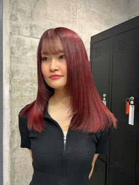 スタイル スマート サロン(STYLE smart salon) ワインレッド×レイヤーカット