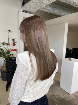 サンクマーケット 渋谷(cinq MARKET) 渋谷ブリーチダブルカラーハイトーンカラーミルクティーベージュ