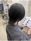 くびれウルフ　新宿/透明感カラー/ 髪質改善/ウルフ/ロング
