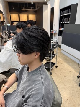 センターパート/サーフカール/シャドウパーマ/men's/船橋