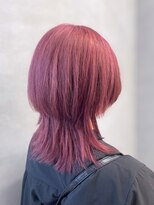 ジエクトクイン(The Ect Q'n) クラゲヘアー/ウルフカット/顔周りカット/ローズブラウン/前髪