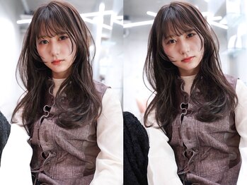 ユイマァル 岡山店(YUIMARL)の写真/【岡山/新保/柔らかいレイヤーカット】韓国レイヤー/フェアリーレイヤー/ハッシュカット/くびれヘア