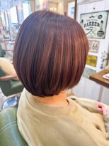 サロン ド クロック(salon de CLOCK)&nbsp;脱白髪染め/乾かすだけでまとまる美フォルムボブ/センター北