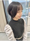 外ハネショートウルフ耳かけ　簡単スタイリング