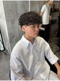 波巻きシャドウパーマ[大阪/梅田/メンズパーマ]