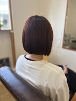 城戸美容堂&nbsp;ボブ×ワインレッド