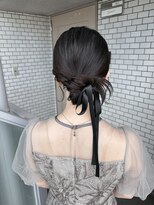 ソノ(sono) カチモリヘア シニヨン お呼ばれヘア 参列ヘア