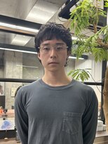 ユニオンデュオ 栄(Union Duo) 無造作な動きとラフな質感のマレットパーマ